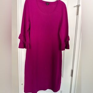 Talbots Sweater Dress. Long Sleeve. Strawberry Size: M